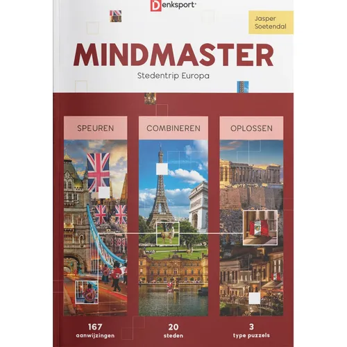 Maak kans op Mindmaster puzzelen stedentrip Europa