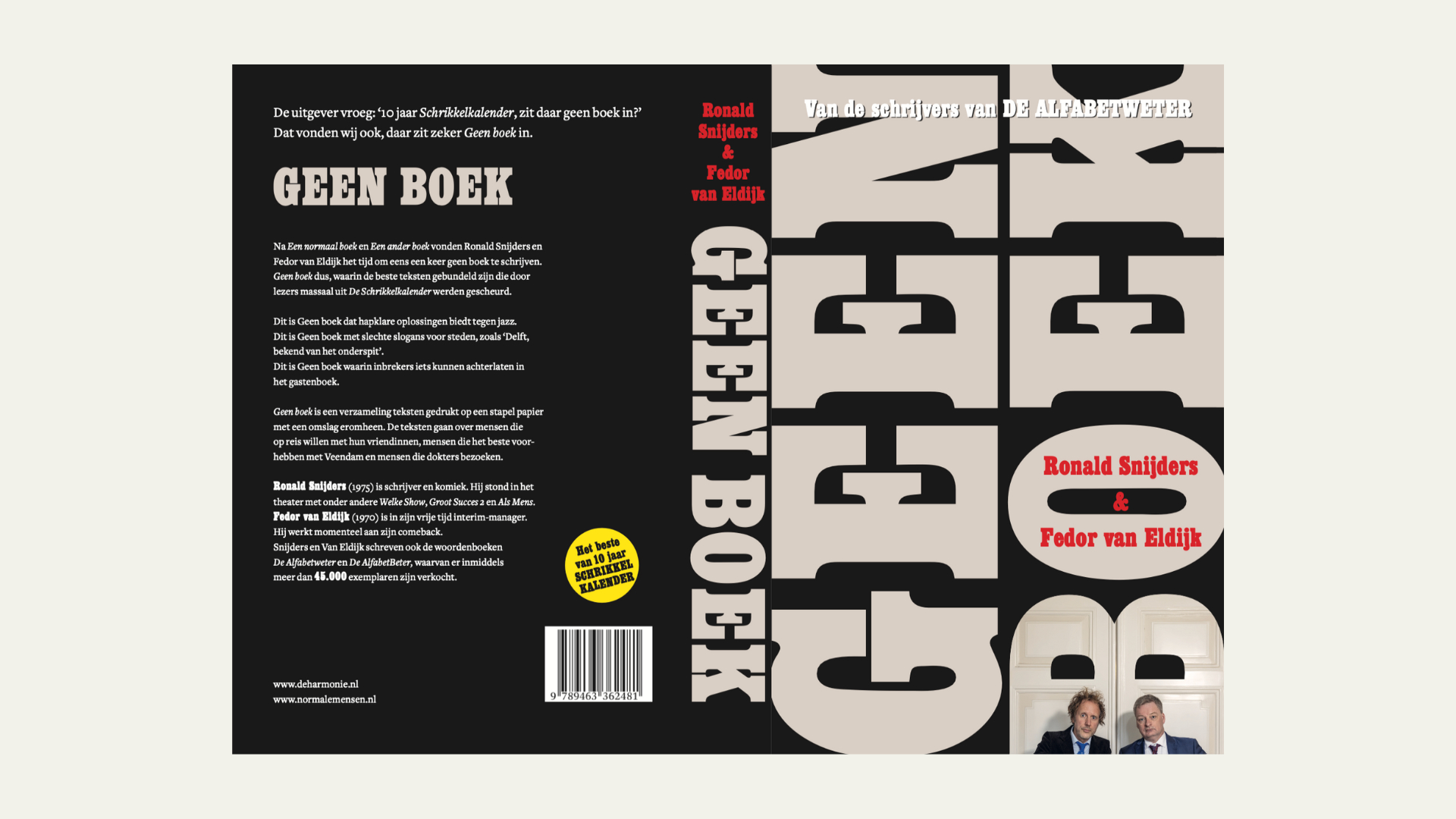 Maak kans Geen boek van Ronald Snijders en Fedor van Eldijk