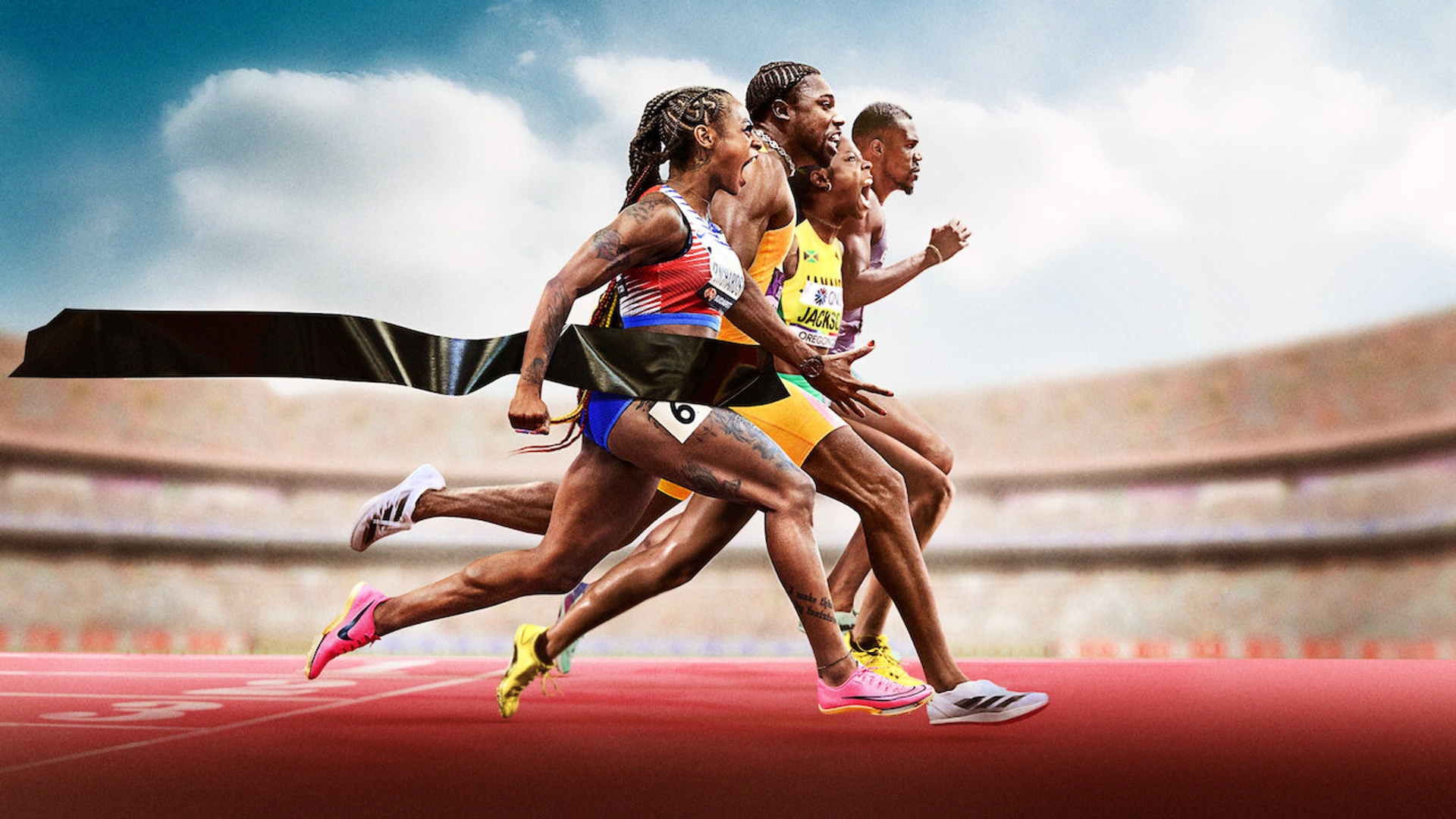Afbeelding van Sprint: The World’s Fastest Humans S01E01: atleten hebben weinig zinnigs te melden